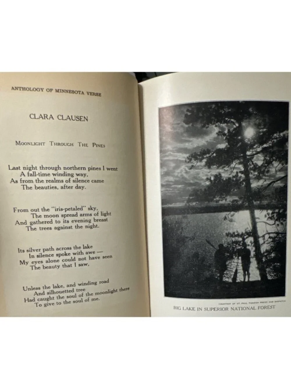 MINNESOTA VERSE AN ANTHOLOGY 1st Ed. Edited Maude C. Schilplin 1934 Poetry Poems - Picture 5 of 12